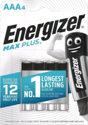 Αλκαλικές μπαταρίες AAA Max Plus, 4 τεμ., blister