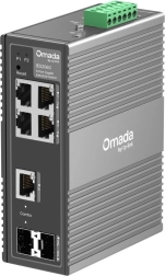 Βιομηχανικός μεταγωγέας OMADA IES206G, 6θυρος gigabit easy managed switch