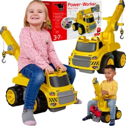 BIG Power Worker ποδηλατάκι ισορροπίας maxi γερανός με βαρούλκο