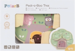 Ξύλινο παιχνίδι Peek‑a‑Boo Δέντρο POLARB