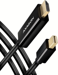Ενεργό καλώδιο Mini DisplayPort σε HDMI 1.4, 1,8 m — AXAGON