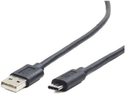 Καλώδιο USB 2.0 USB‑A σε USB‑C, 1 m, μαύρο