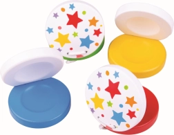 Καστανιέτες Bigjigs Toys με αστεράκια – μπλε