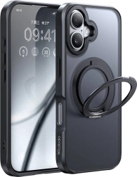 Θήκη McDodo MagSafe με σταντ για iPhone 16 Plus μαύρη