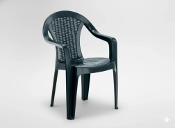 Καρέκλα κήπου με μπράτσα, πράσινη 56 × 42 × 78 cm