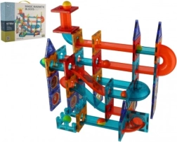 Μαγνητική κατασκευή πίστας με μπίλιες