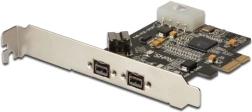 Ελεγκτής FireWire 800 PCIe με 2× εξωτερική και 1× εσωτερική θύρα, low profile