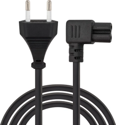 Savio CL-186 καλώδιο τροφοδοσίας 2 ακίδων C7 γωνιακό 5 m