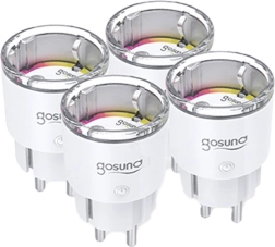 Έξυπνη πρίζα GOSUND EP2-Z ZigBee 10A – τετραπλή συσκευασία