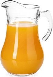 Γυάλινη κανάτα με καπάκι 2,4 l