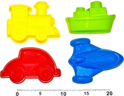 Καλούπια για άμμο - σετ 4 τεμαχίων