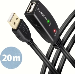 Axagon USB 2.0 Ενεργό Καλώδιο Προέκτασης 20m