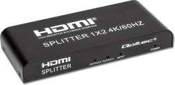 Ενεργός HDMI splitter 1x2 4K/60 Hz QOLTEC