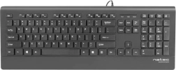 Πληκτρολόγιο Natec Barracuda Slim μαύρο USB