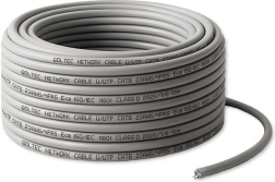 Καλώδιο patch UTP CAT6 50 m γκρι – χάλκινος αγωγός για gigabit LAN
