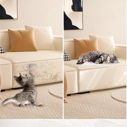 Διαφανής προστατευτική μεμβράνη κατά των γρατζουνιών για έπιπλα και πόρτες 45 × 15 εκ., 5 τμχ