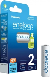 Επαναφορτιζόμενες μπαταρίες AA ENELOOP 2000 mAh, 2 τεμ.