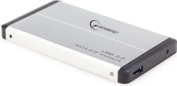 Εξωτερική φορητή θήκη HDD 2.5'' SATA USB 3.0 ασημί