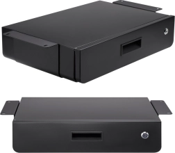 MACLEAN MC-461 επιτραπέζιο συρτάρι με κλειδαριά, οργανωτής, 5 kg, μαύρο