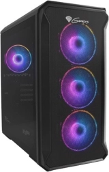 Genesis Irid 503 ARGB V2 micro tower κουτί με πλαϊνό από σκληρυμένο γυαλί και USB 3.0