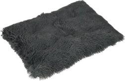 Κρεβάτι για σκύλους και γάτες 65 × 50 εκ., σκούρο γκρι