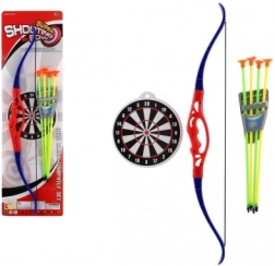 Πλαστικό παιδικό σετ με τόξο και βέλη TEDDIES