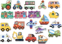 Vilac ξύλινα μαγνητάκια Μεταφορές