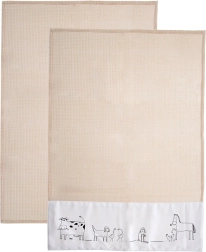 Βαμβακερές πετσέτες κουζίνας 70 × 50 cm, 2 τεμ.