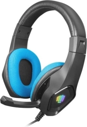 Gaming ακουστικά FURY Phantom με φωτισμό RGB – μαύρο-μπλε