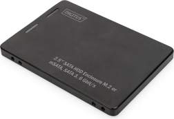 Αντάπτορας για 2,5" SATA – για SSD M.2 και mSATA, SATA III 6 Gbit/s, αλουμινένιο περίβλημα DIGITUS