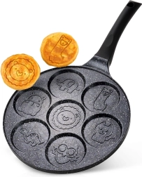 Γρανιτένιο τηγάνι για αυγά BLACK LINE, 26 cm, 7 υποδοχές