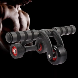 Τροχός κοιλιακών με επιγονατίδα, 4 ροδάκια