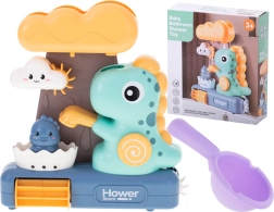 Παιδικό παιχνίδι μπάνιου με δεινόσαυρους και τροχό