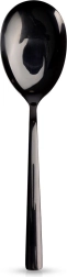 Μαύρο ανοξείδωτο κουτάλι για σαλάτα BLACK 25 cm Orion