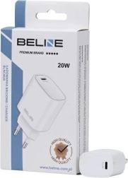 Φορτιστής πρίζας 20W PD 3.0 χωρίς καλώδιο λευκός