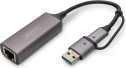Προσαρμογέας Digitus USB-C και USB-A σε RJ45 2.5 Gigabit Ethernet