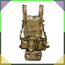 Ελαφρύ αρθρωτό τακτικό γιλέκο MOLLE για airsoft και outdoor