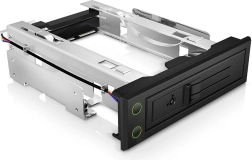 Εναλλάξιμη θήκη για 3,5" HDD SATA/SAS σε θέση 5,25"