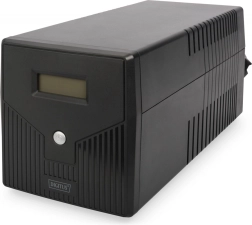 Εφεδρικό τροφοδοτικό UPS line-interactive με LCD 1500 VA / 900 W, 4× SCHUKO, AVR, USB, RS232, RJ45