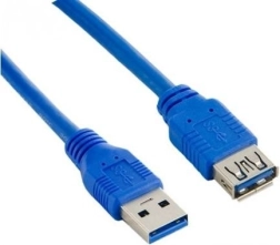 Καλώδιο επέκτασης USB 3.0 AM–AF 1,8 m μπλε