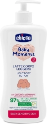 Chicco Baby Moments Sensitive γαλάκτωμα σώματος με διανεμητή 500 ml