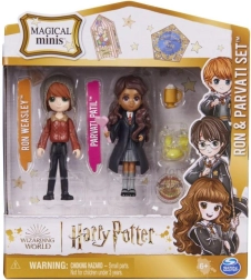 Harry Potter Magical Minis διπλό σετ φιγούρων Ron και Parvati με αξεσουάρ