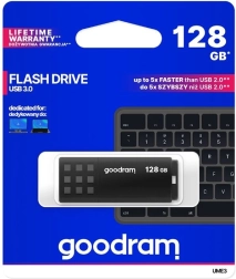 USB flash drive GOODRAM UME3 128GB USB 3.0 μαύρο