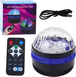 LED προτζέκτορας αστεριών με τηλεχειριστήριο και φωτεινά εφέ