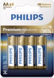Premium αλκαλικές μπαταρίες AA x4