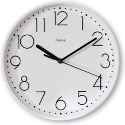 Επιτοίχιο ρολόι Hama Salina 22cm Λευκό
