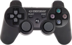 Ασύρματο gamepad ESPERANZA για PS3, Bluetooth, μαύρο