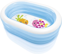 Φουσκωτή οβάλ πισίνα Φάλαινα 163 × 107 × 46 cm