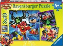 Παζλ Ravensburger Power Players 3×49 κομμάτια