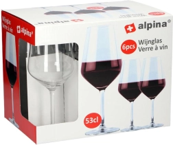 Ποτήρια για κόκκινο κρασί Alpina 530 ml (6 τεμ.)